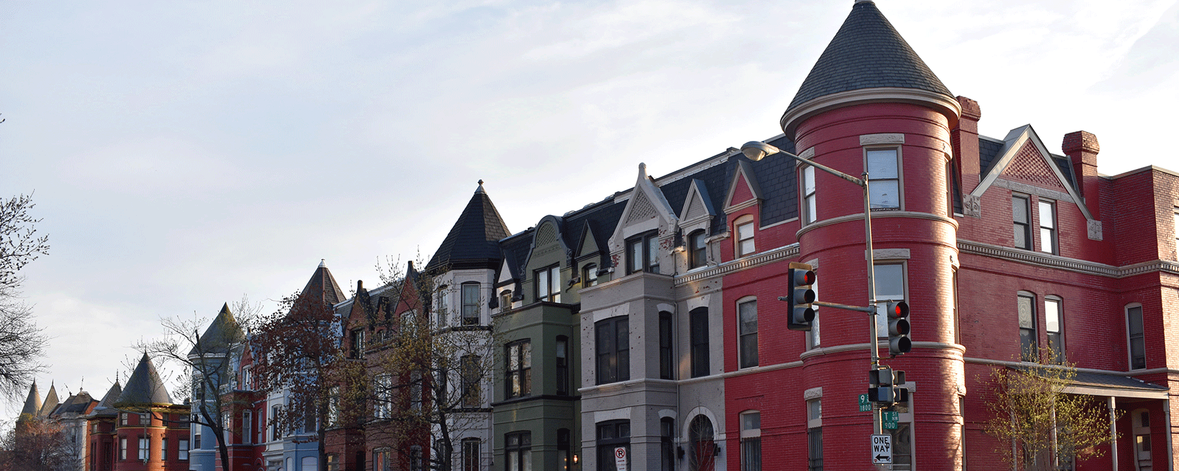 Maisons en rangée dans le quartier Shaw