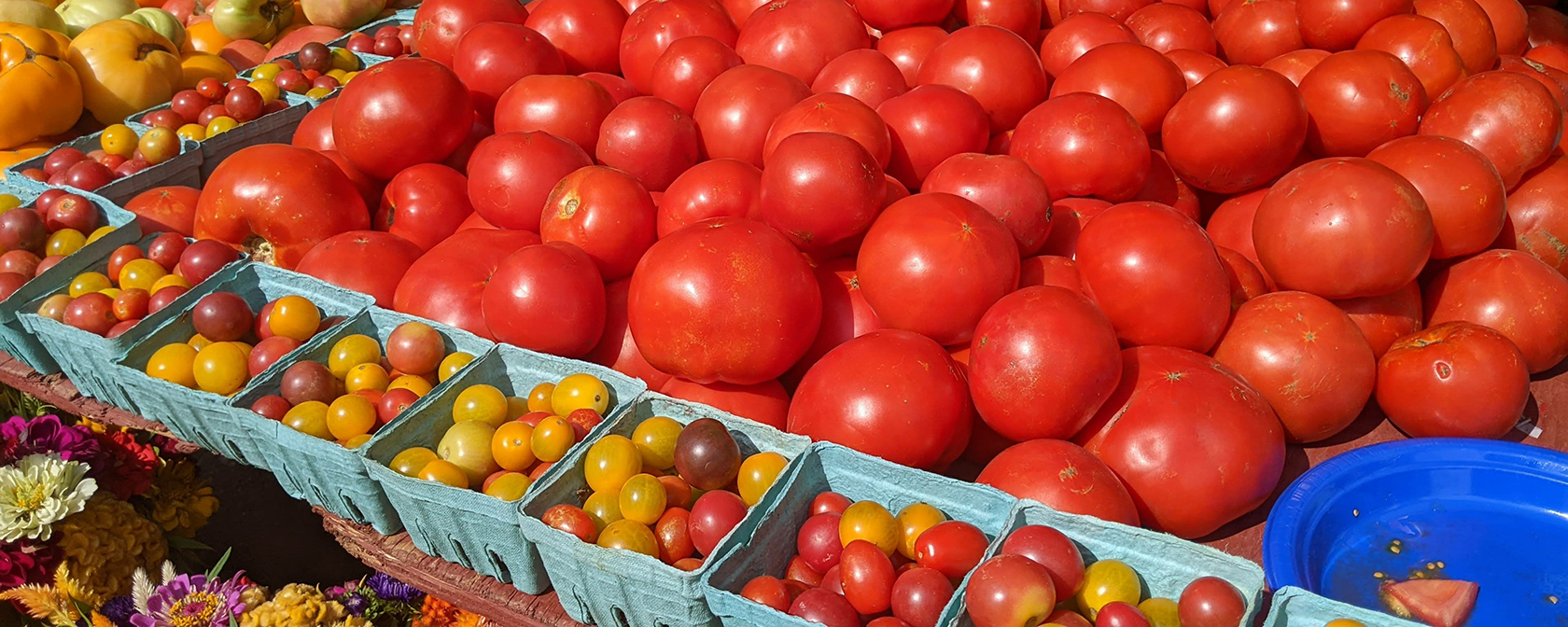 杜邦環島的農貿市場水果和蔬菜展示
