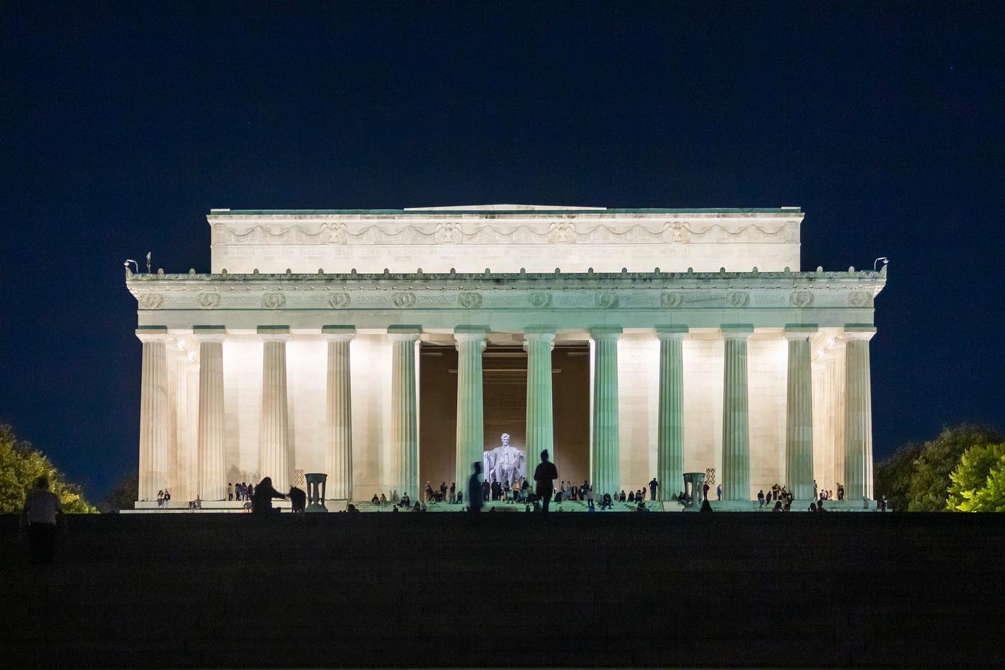 Lincoln Memorial at night