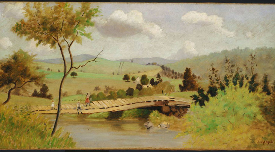Painting as part of One-on-One: Ugo Rondinone / Louis Eilshemius collection