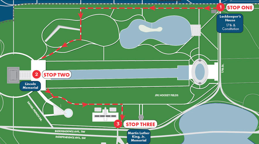 MARCH ON: RUSTIN - A FREE AUDIO WALKING TOUR LAYOUT