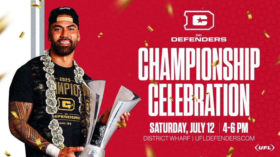 DC Defenders Championship Celebration