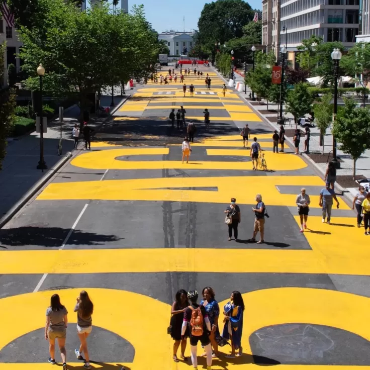 black lives matter plaza