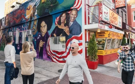 U Street Mural at Ben's Chili Bowl - Street Art and Murals in Washington, DC
