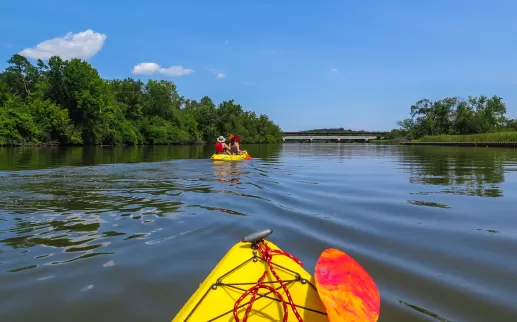 Wild Wilderness Women - Kayaking on the River
