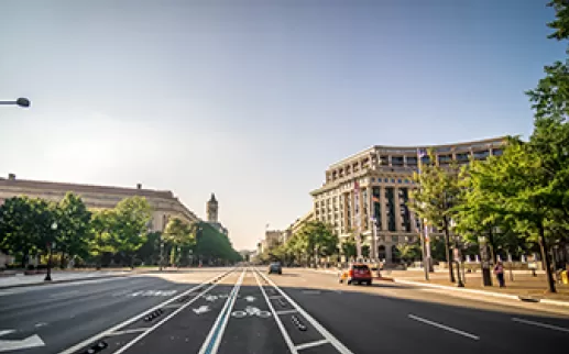 Street view in downtown DC
