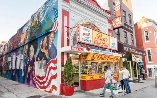 Ben's Chili Bowl in DC's U Street neighborhood - Where to enjoy all-American eats in Washington, DC
