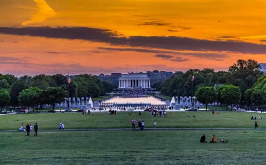 @marcodip25 - Summer sunset on the National Mall in Washington, DC

