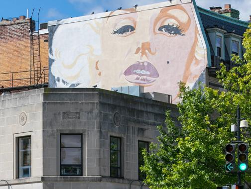 Woodley Park Marilyn Monroe Mural