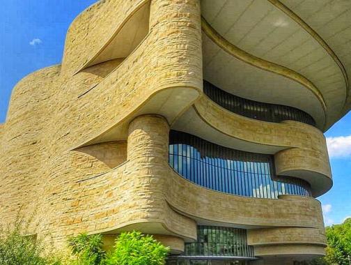 @travelmemories74 - Visitors at the Smithsonian National Museum of the American Indian - Free Museum in Washington, Dc