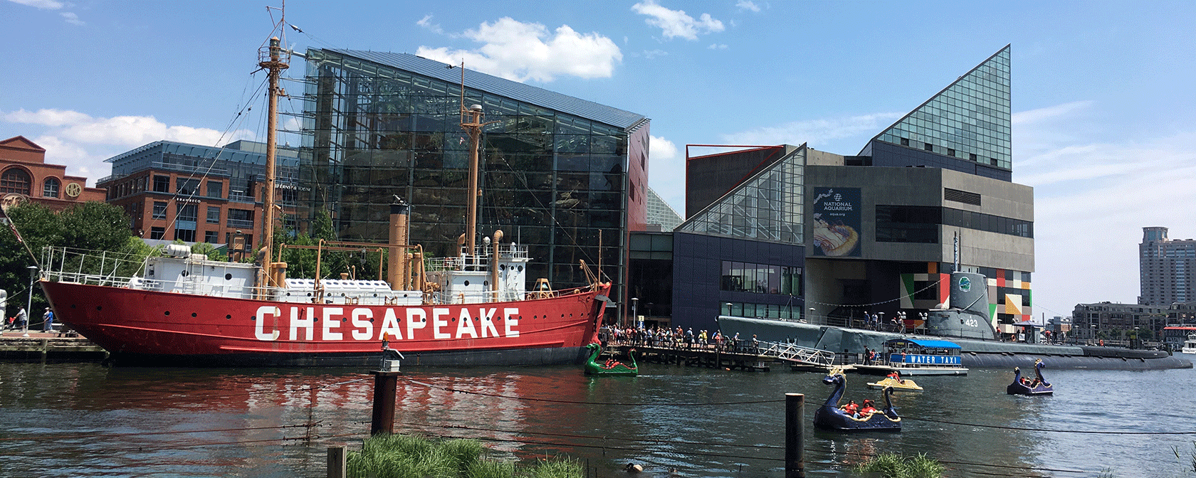 Inner Harbor at Baltimore Maryland