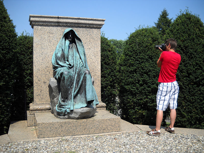 Adams Memorial Statue Rock Creek Cemetery