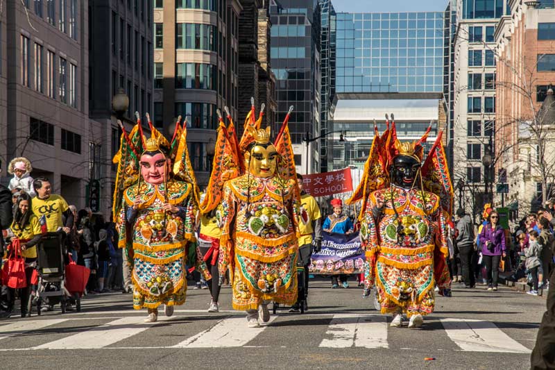 Chinese New Year Parade in DC's Chinatown neighborhood - Ways to celebrate Chinese New Year in Washington, DC