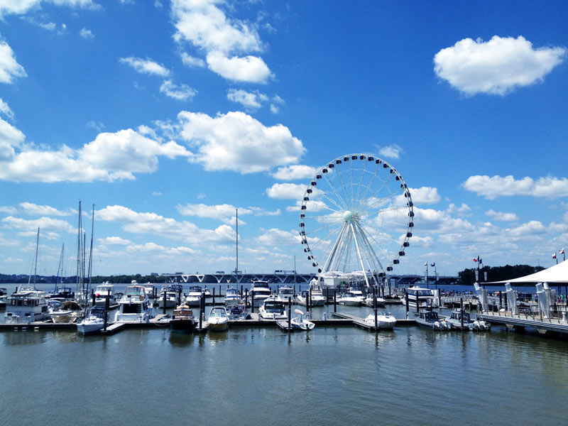 Boat marina at National Harbor - Waterfronts near Washington, DC