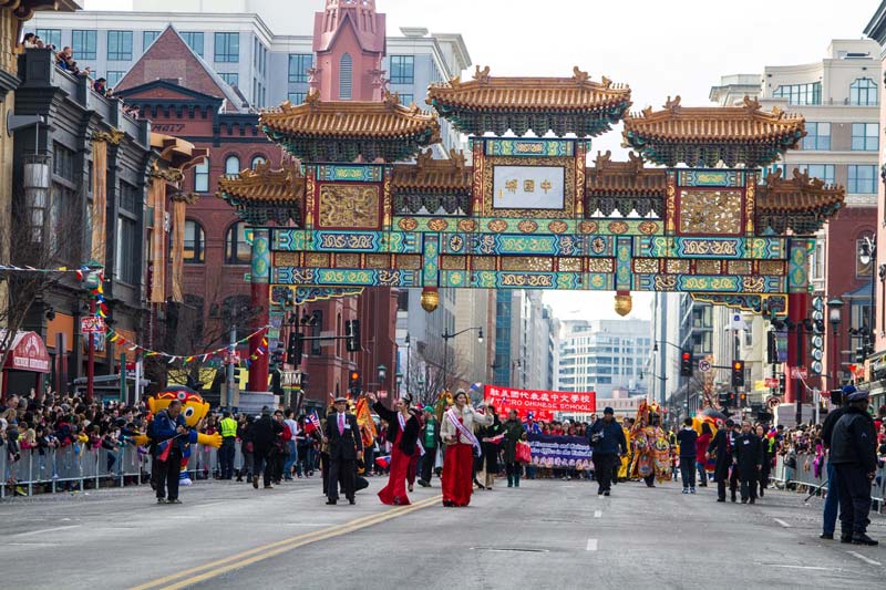 Desfile del Año Nuevo Chino en el barrio de Chinatown de DC - Maneras de celebrar el Año Nuevo Chino en Washington, DC