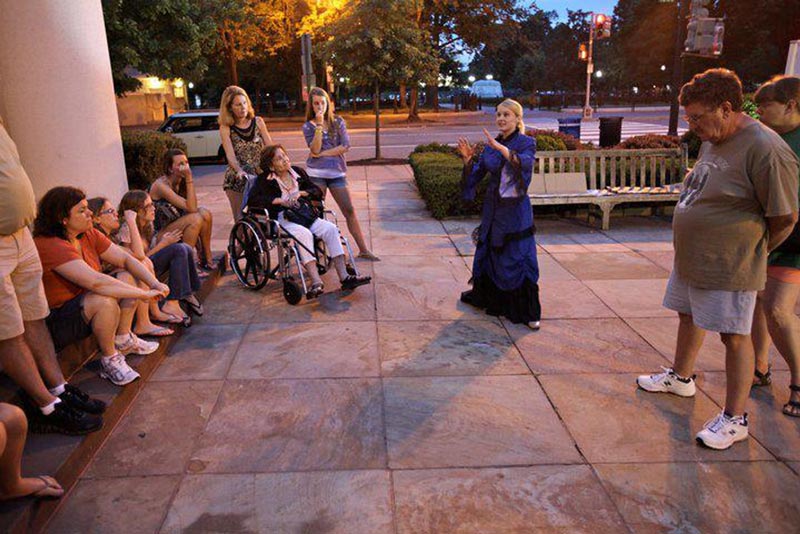 Group on DC Ghost Tours nighttime tour - Spooky ghost tours in Washington, DC