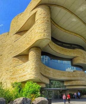 @travelmemories74 - Visitors at the Smithsonian National Museum of the American Indian - Free Museum in Washington, Dc