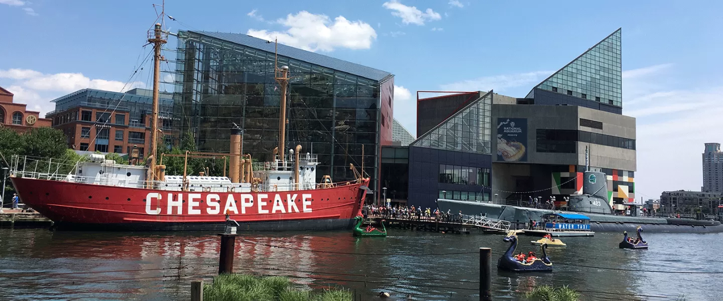 Inner Harbor at Baltimore Maryland