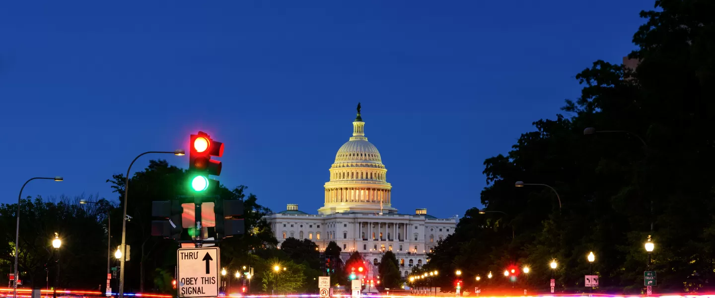 Capitol at night 