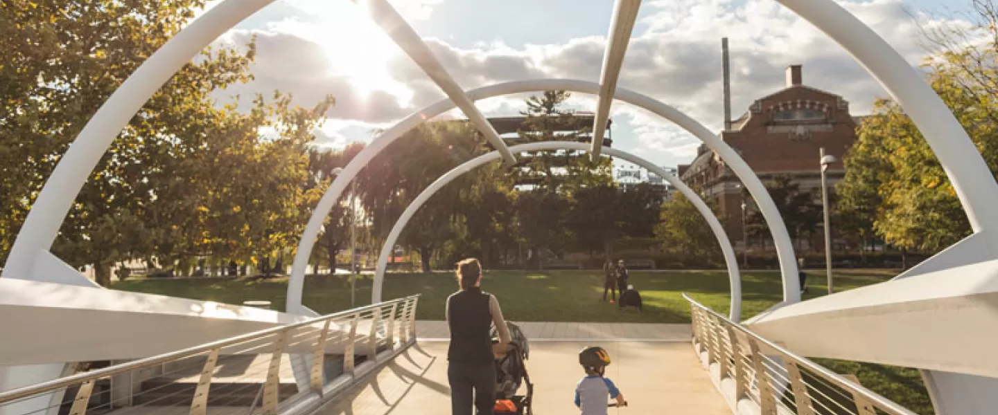 Family Friendly Things to Do on the Capitol Riverfront - Yards Park in Washington, DC